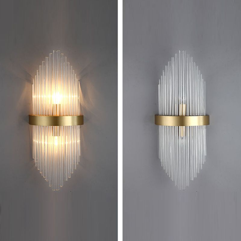 Modern Household Wall Sconce Crystal Shade Wall Lamp for Drawing Room Living Room
