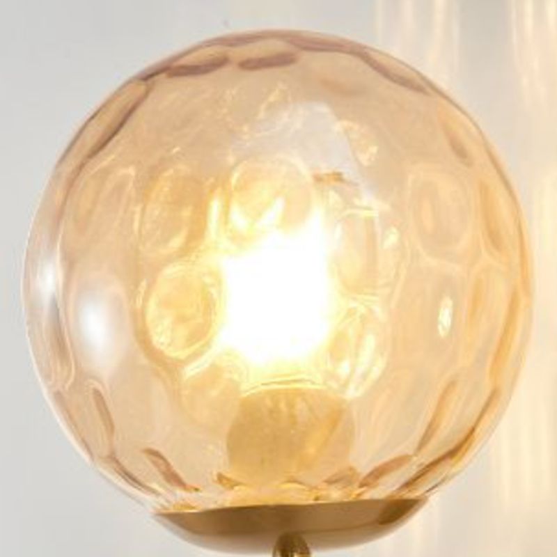 Simplicity Wall Lighting Fixture Round Glass Wall Light Sconce