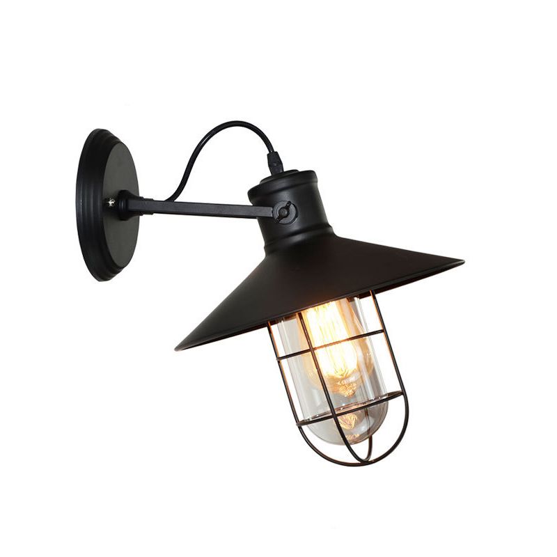 3 luci trasparente lampada montata a parete in vetro a parete industriale monte a parete per sala e foyer