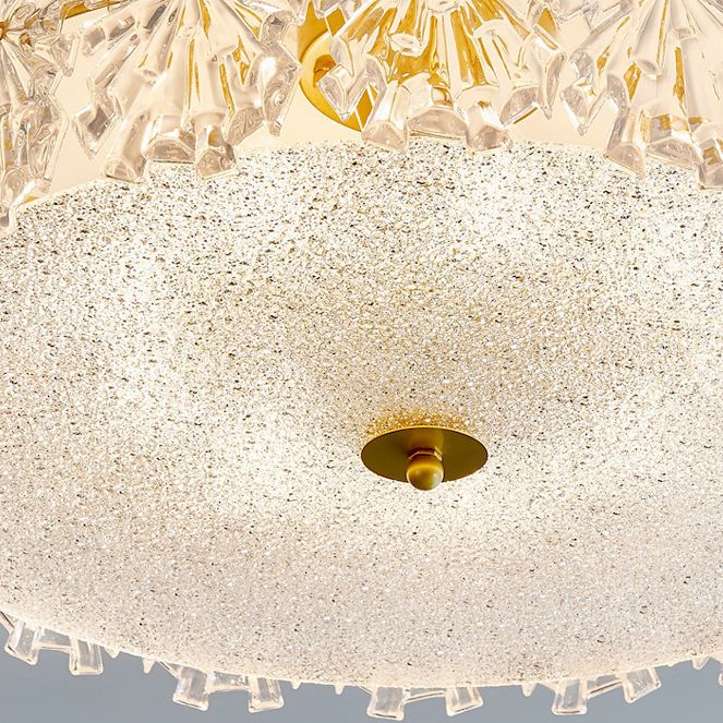 Nordic Ceiling Light Creative Glass Flush Mount Light Fixture for Bedroom