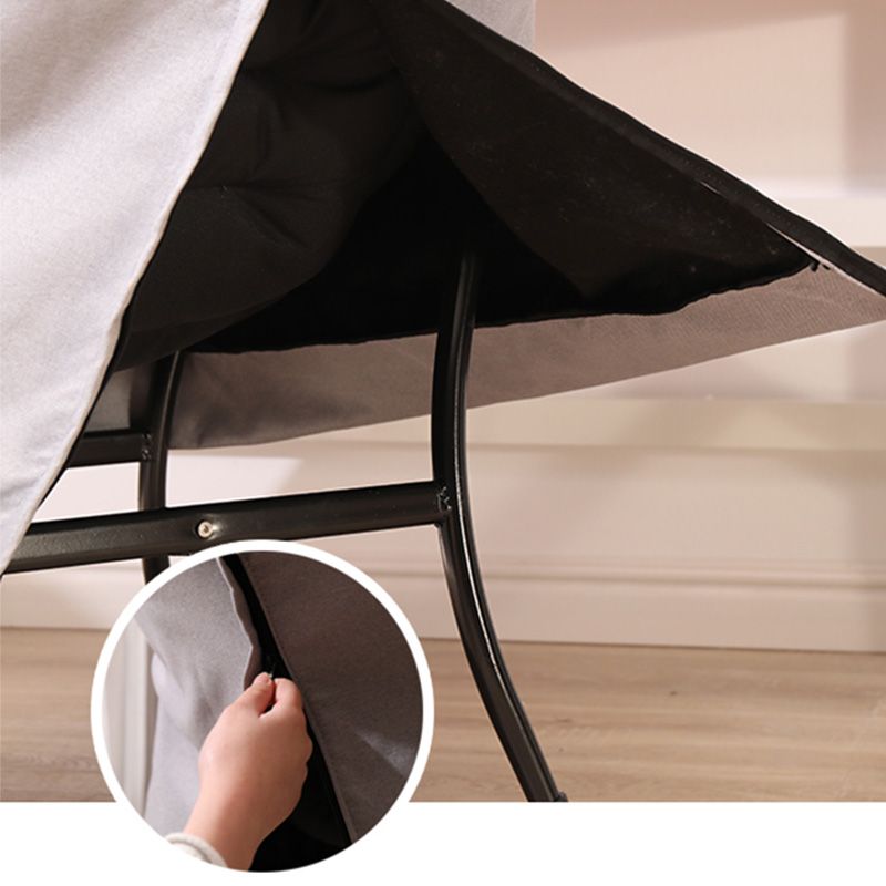 29.52"W*27.55"D Cotton Blend Arm Chair with Basic Four Black Legs, Flared Arms