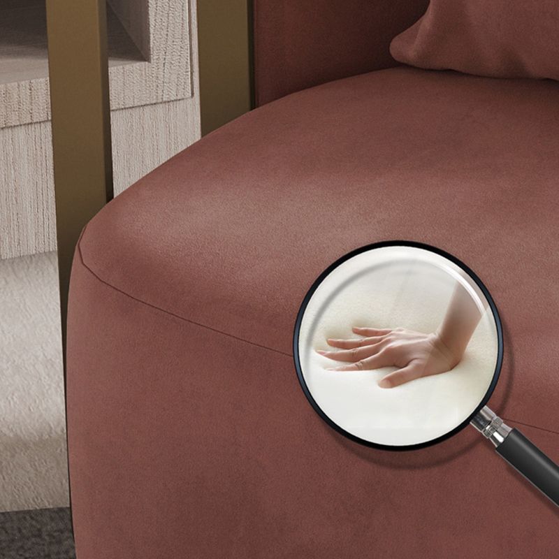 Barrel Chair 28.74" L x 31.49" W x 27.55" H Swivel Barrel Accent Chair for Living Room