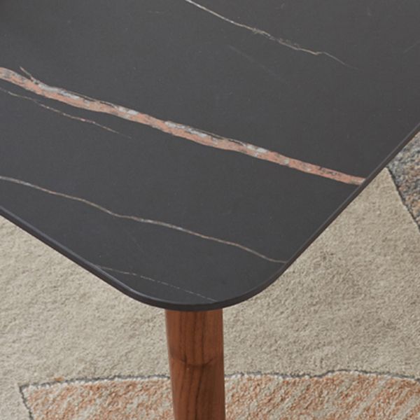 Modern Standard Height Furniture 5/7 Pcs Solid Wood 4 Legs Dinette Table with Chair