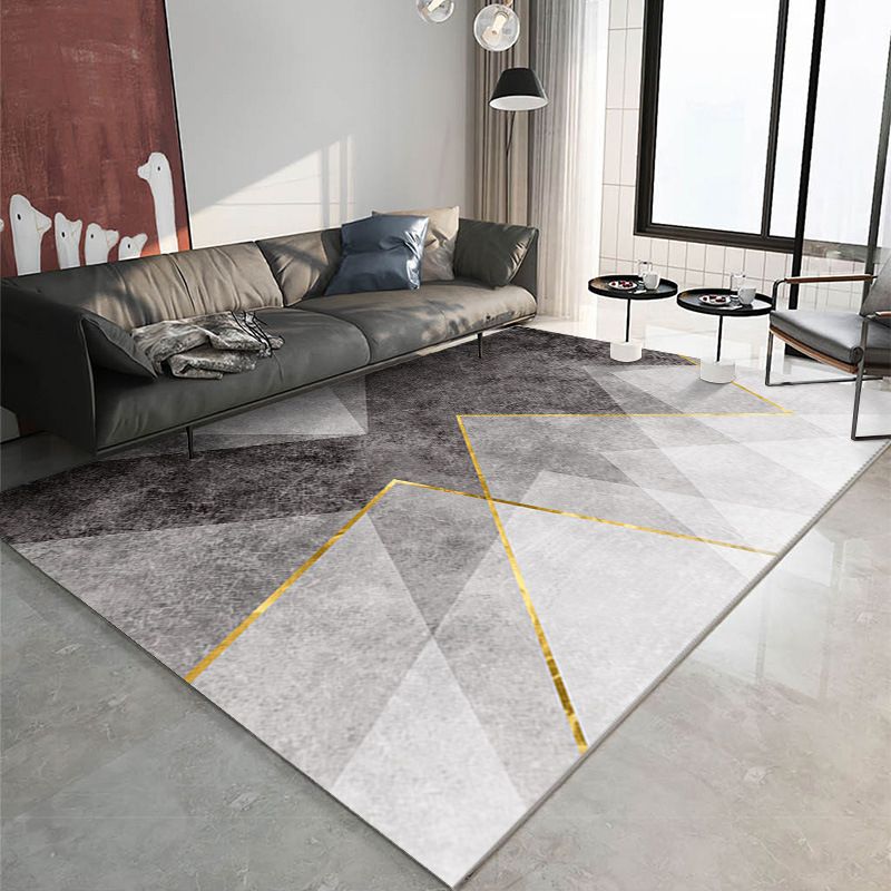 Alfombra de color de contraste púrpura alfombra moderna alfombra moderna para sala de estar