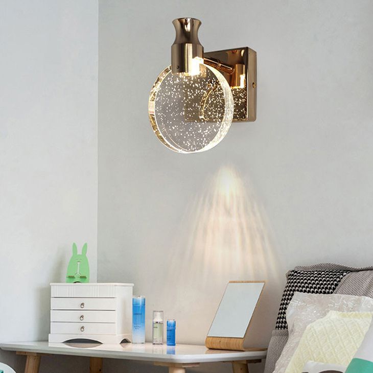 Noordse lichte extravagante stijl gewapende ijdelheid SCONCE Lights Crystal Single Vanity Lamp