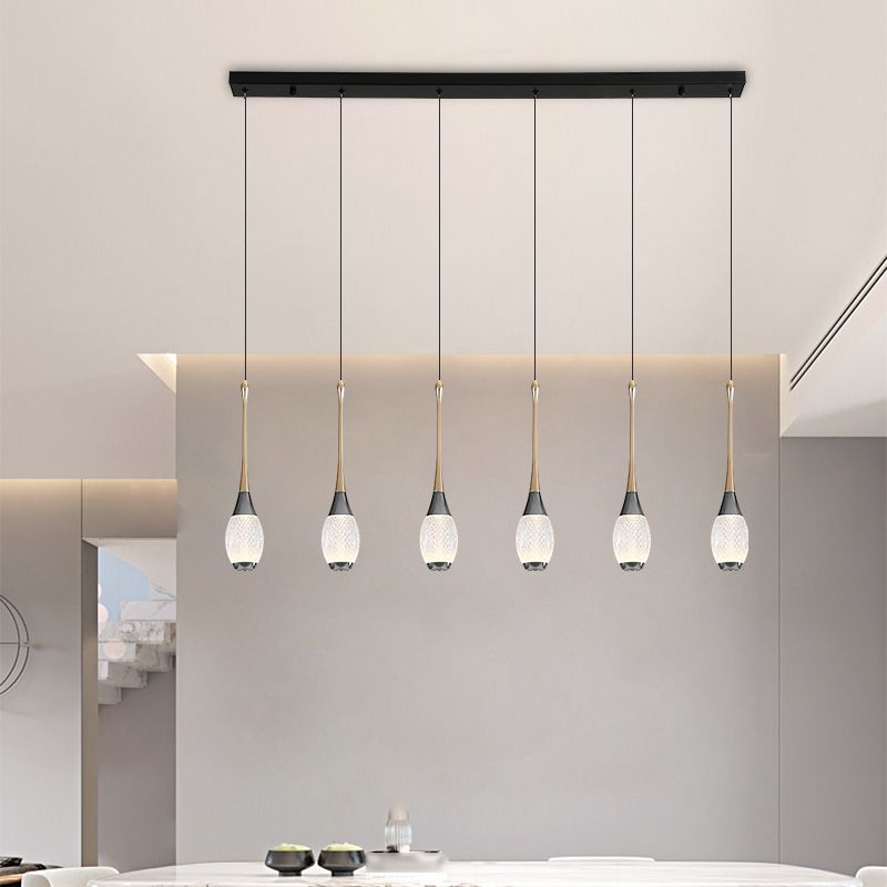 Unique Shape Island Lights Contemporary Style Metal Island Lighting