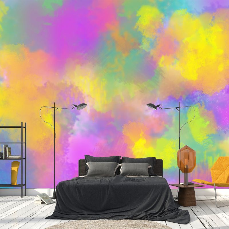 Modern Abstraction Wall Covering for Meeting Room Decoration, Waterproofing