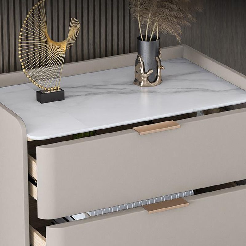 23.62" H x 15.74" L Contemporary Wood Accent Chest with Drawers