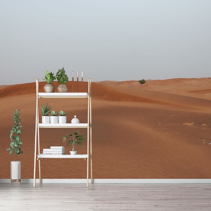 Photo Desert Hillock Wallpaper Mural Sleeping Room Wall Art, Personalized Size