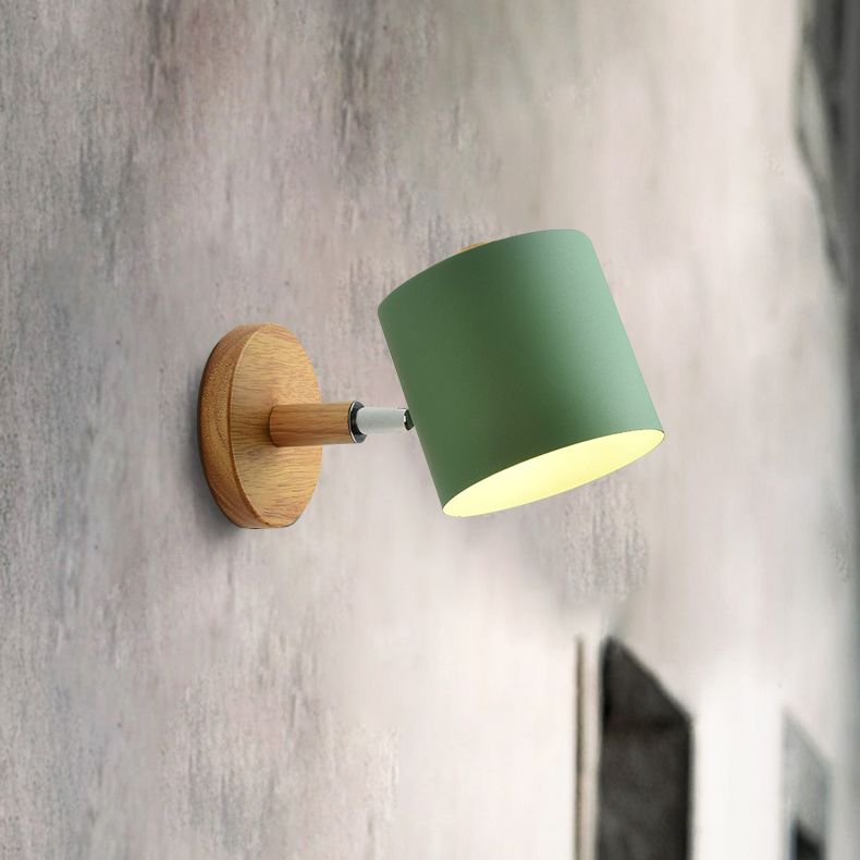 Moderni macaron nordici in stile geometrico con sconde da parete ombre geometrica 1 flione leggero in bianco e nero