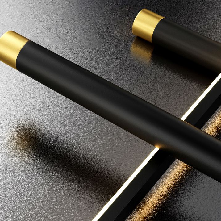 Zeitgenössische Anhängerlichter für Kücheninsel Linearinselbeleuchtung Metall