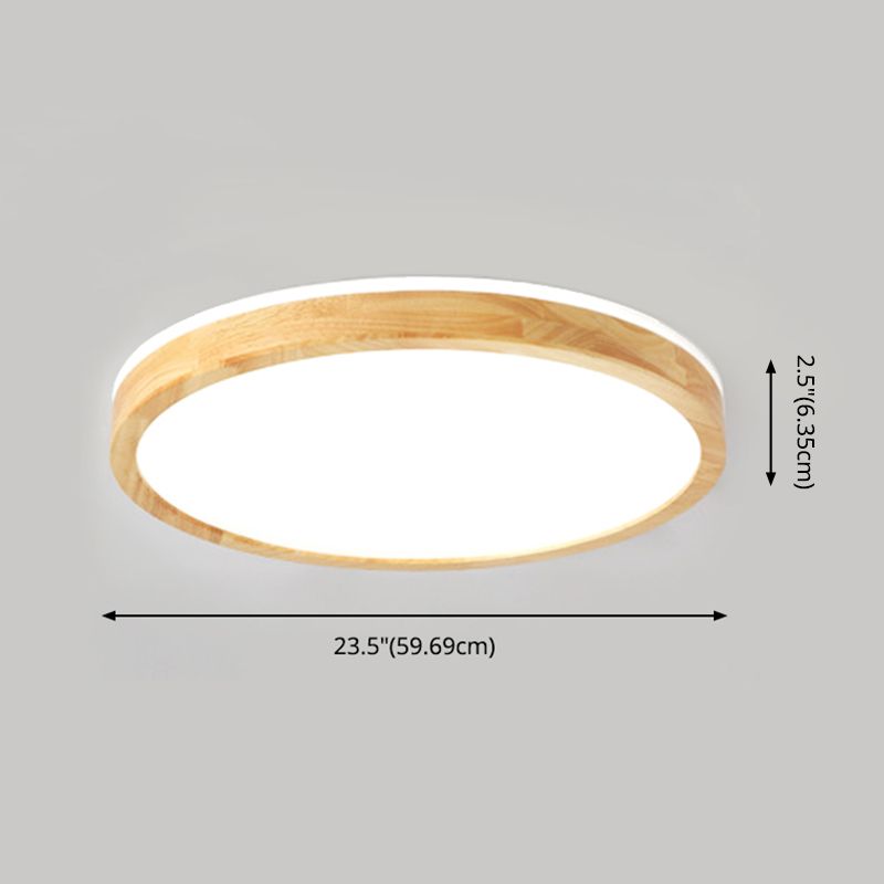 1 Light Wood Flush Massimale Light Fixtures Modern Bedroom Flush Mount Massimale Light Fixtures