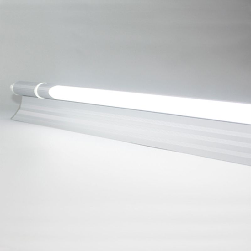 Silver Aluminum Wall Mount Lamp Contemporary Vanity Wall Light Sconces for Bathroom