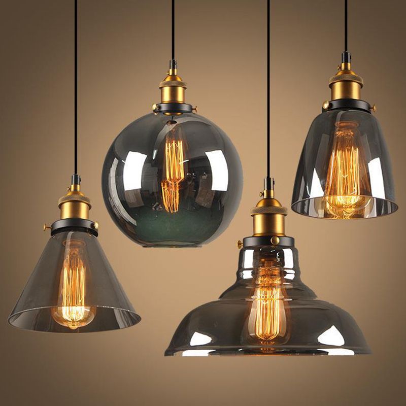 1 Luci a sospensione appesa alla luce Nordic Stile industriale a specchio a soffitto a sospensione a sospensione