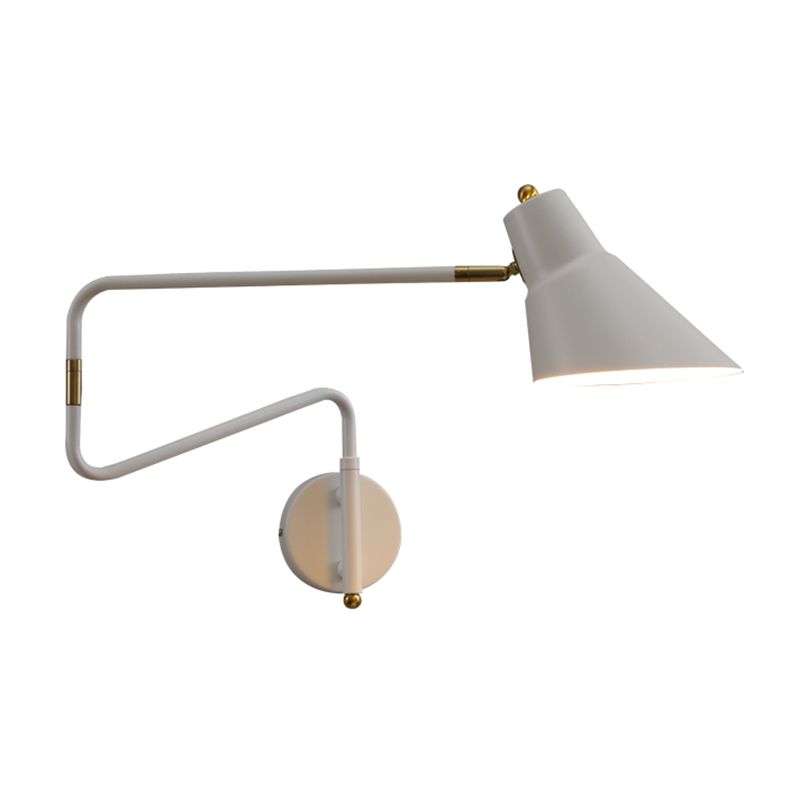 Cone Shape Metal Wall Sconces Modern 1-Light Wall Mount Light Fixture