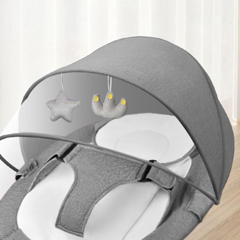 Modern Metal Rocking Electric Bassinet with Bedding Remote Control