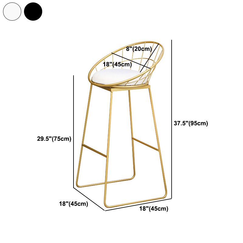 Glam 1/2/3/4/5 Pieces Round Bar Table Set Fixed Table Counter Set for Dining Room