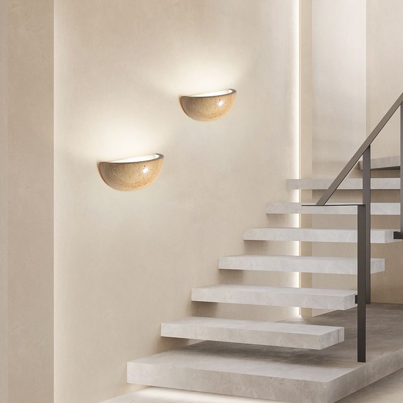 Contemporary Wall Light Fixture Marble Wall Light Sconce for Bedroom