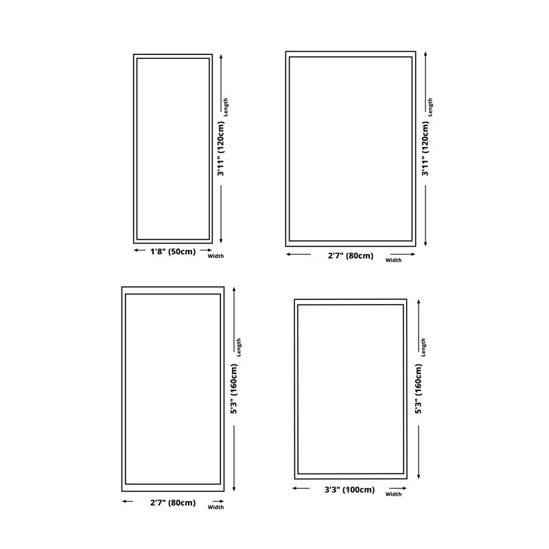 Modern Houndstooth Pattern Rug Polyester Area Rug Non-Slip Backing Carpet for Living Room