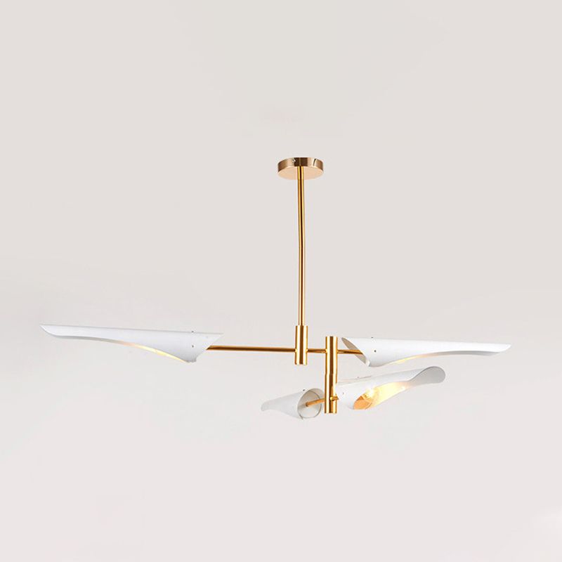 Luz de lámpara de ráfaga metálica Luz de colgante posmoderno Partido para sala de estar para sala de estar