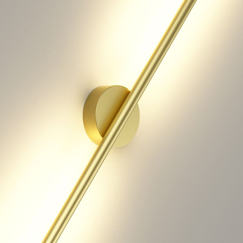Linearer Schatten Metall Wandleuchten moderner Stil 2 Leuchten Wandmontage Licht montiert