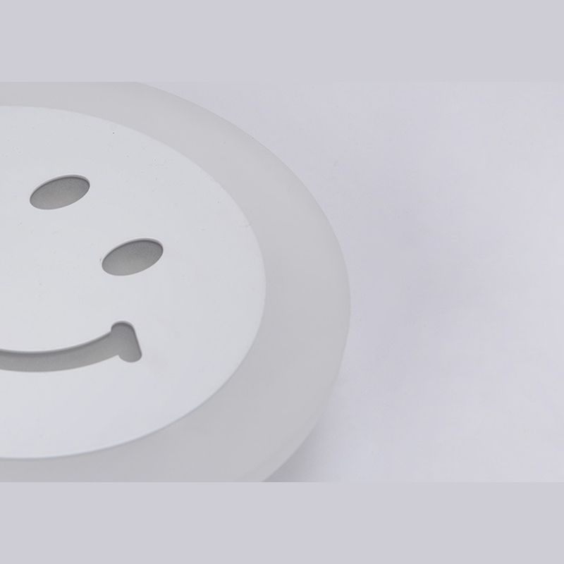 Smile Face Acrylique Mur Gasque Éclairage Simplicité LED LED BLANC MUR ÉCLAIRAGE