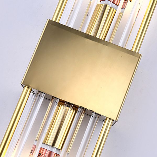 Geometric Wall Lighting Modern Crystal 2 Lights Wall Sconces