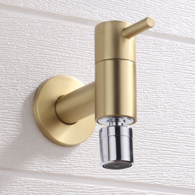 Glam Widespread Wall Mounted Bathroom Sink Faucet Knob Handle Brass Faucet