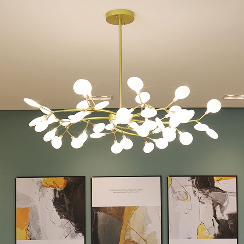 Foglie Lampada lampada lampada da design moderno illuminazione a sospensione acrilica per il ristorante