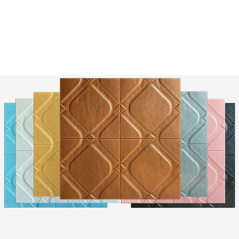 Modern Tin Backsplash Paneling Smooth Styrofoam Wall Ceiling