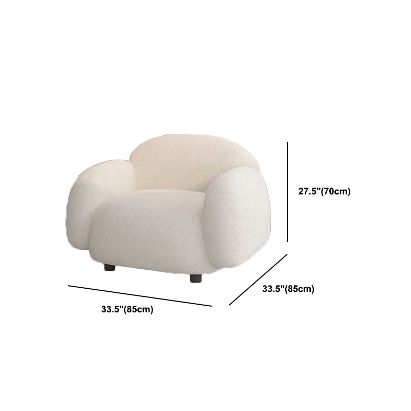 Modern Style Sofa Velvet Cushioned Backrest Sponge Cushions Fill Sofa Bed