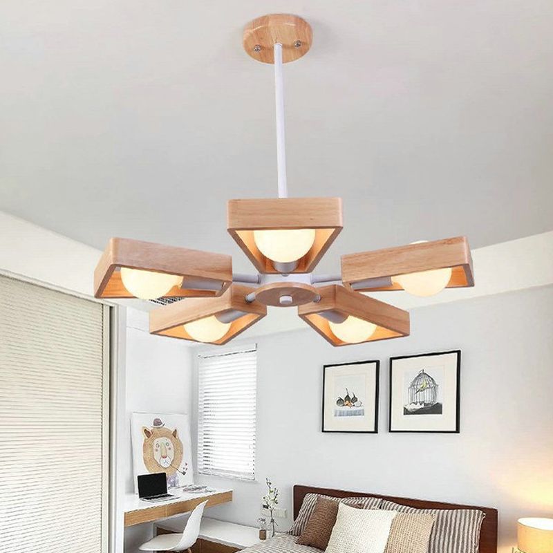 Living Room Japanese Style Chandelier Lighting Fixture Modern Chandelier Pendant Light