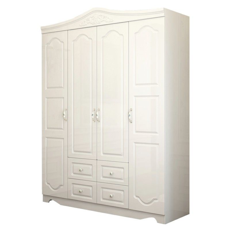 French Country Wardrobe Armoire Engineered Wood Wardrobe Closet