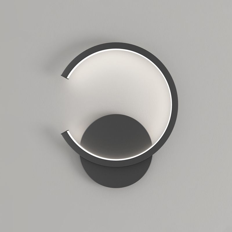 Modern Minimalist Style Regular Wall Mounted Light Fixture Metal 1 Light Wall Light Sconces for Living Room