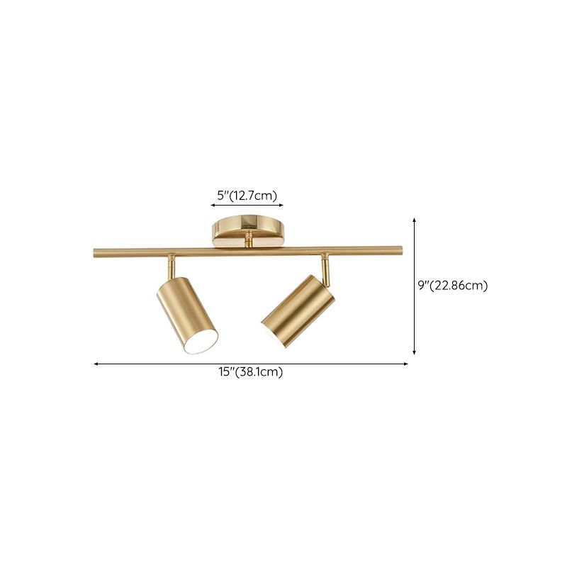 Multi Light Bathroom Vanity Lighting Metal Bath Sconce in Gold Finish