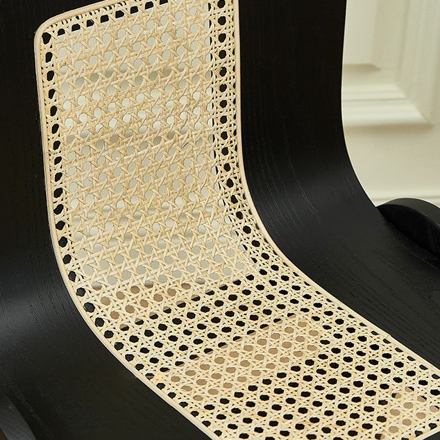 Contemporary Dining Room Armless Solid Wood Parsons Dining Chair