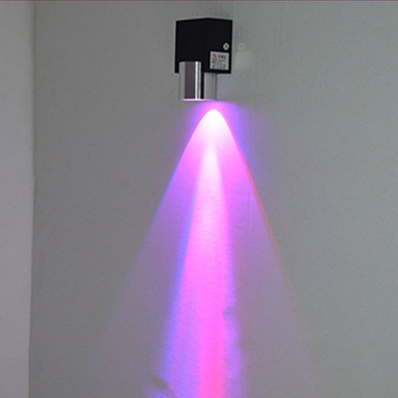 Geometric Wall Mount Light Fixture Modern RGB Wall Mounted Lamp with Aluminum Shade