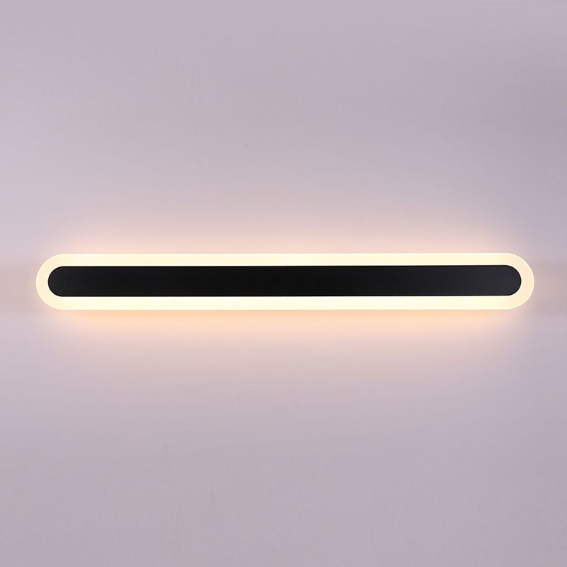 Lineare Form Metall Wandleuchte moderne Stil 1-Licht-Wandbeleuchtung