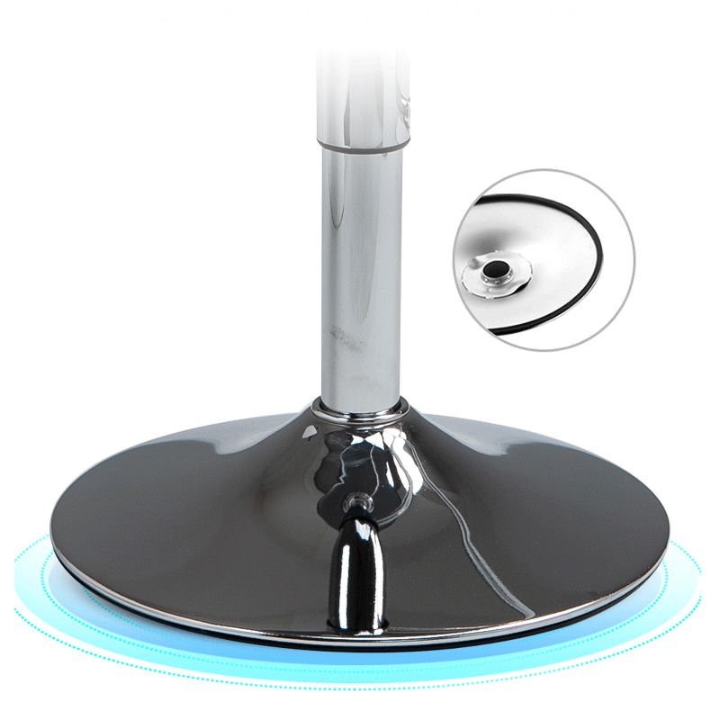 Plastic Adjustable Height Bar Stool Contemporary Upholstered Bar Stool