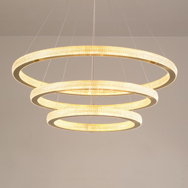 Luz moderna de lujo de lujo nórdico LED Candelier Light para sala de estar comedor
