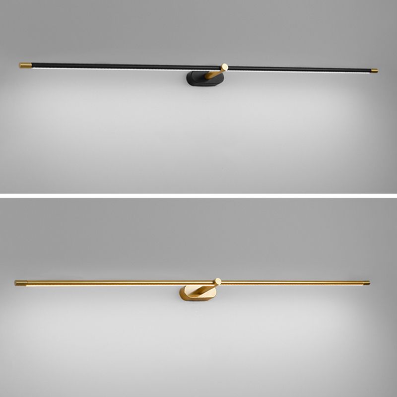 Nordic Modern Mirror Light Long Strip Mirror Lamp Fixture for Toilet Bathroom