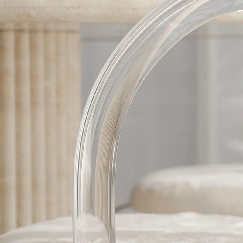 Basic Four Leg Tight Back Solid Color Accent Chair Set for Living Room