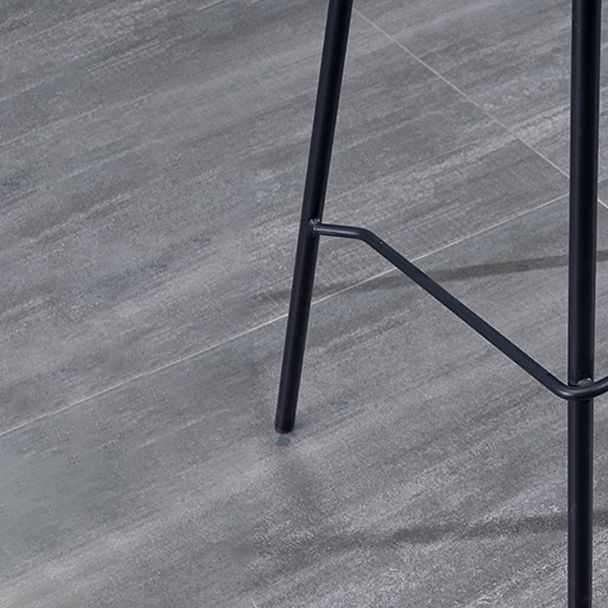 Contemporary Style Bar-stool Leather Counter Bar Stool for Kitchen Bar with Metal Legs