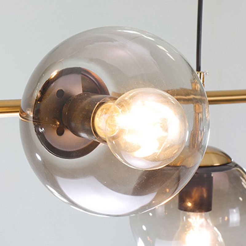 Modern Style Island Light Glass Hanging Light for Dining Room