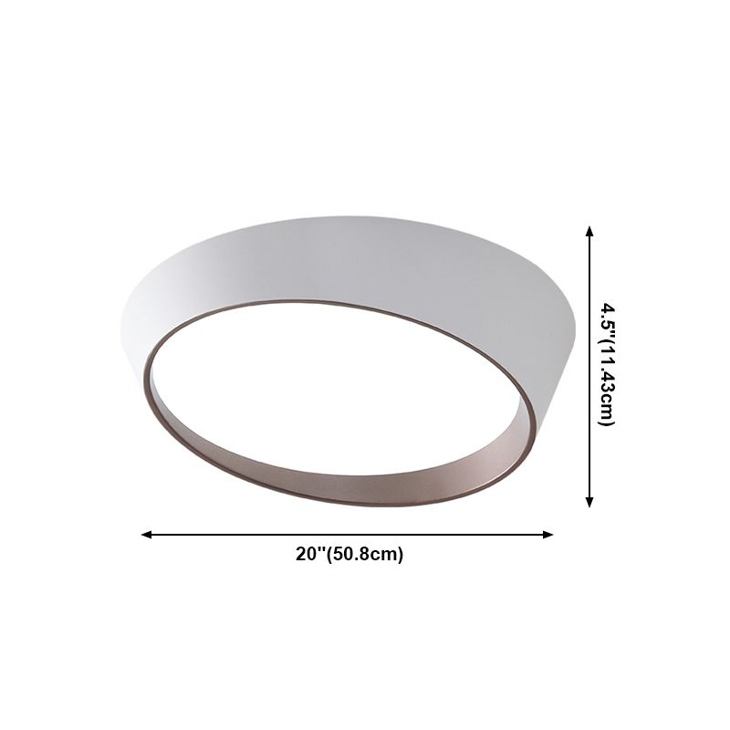 Metal Flush Ceiling Light Fixtures Modern Flush Mount Fixtures with Acrylic Shade