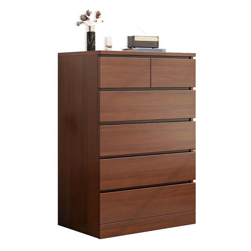 Vertical Contemporary Wood Dresser Bedroom Lingerie Chest Dresser with Drawer