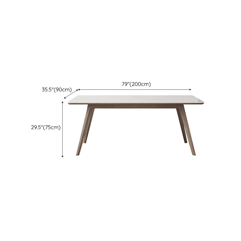 1/5/7 Pcs Modern Style Rectangle Stone Standard Height Dining Table Furniture