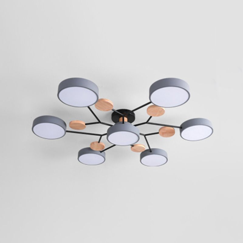 Modern Style Ceiling Light LED Flush Mount Light Fixture for Bedroom