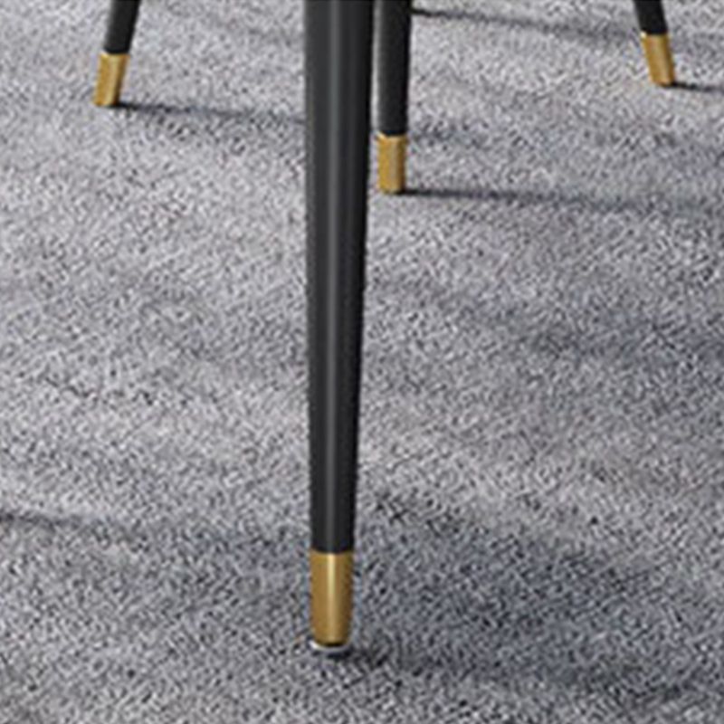 Glam Style 1/2/3/5/7 Pieces Dining Set White-gold Table Kitchen Set for Dining Room