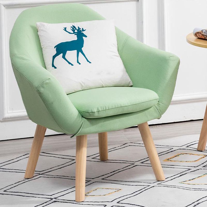 Linen Accent Armchair 29.13" L x 26.77" W x 21.25" H Flared Arms Arms Chair